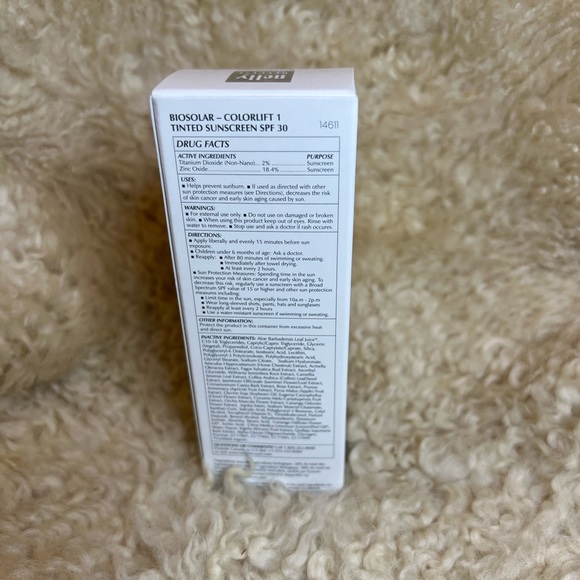 Nelly Devuyst Biosolar Colorlift 1 tinted SPF 30 Sunscreen New - Picture 2 of 2